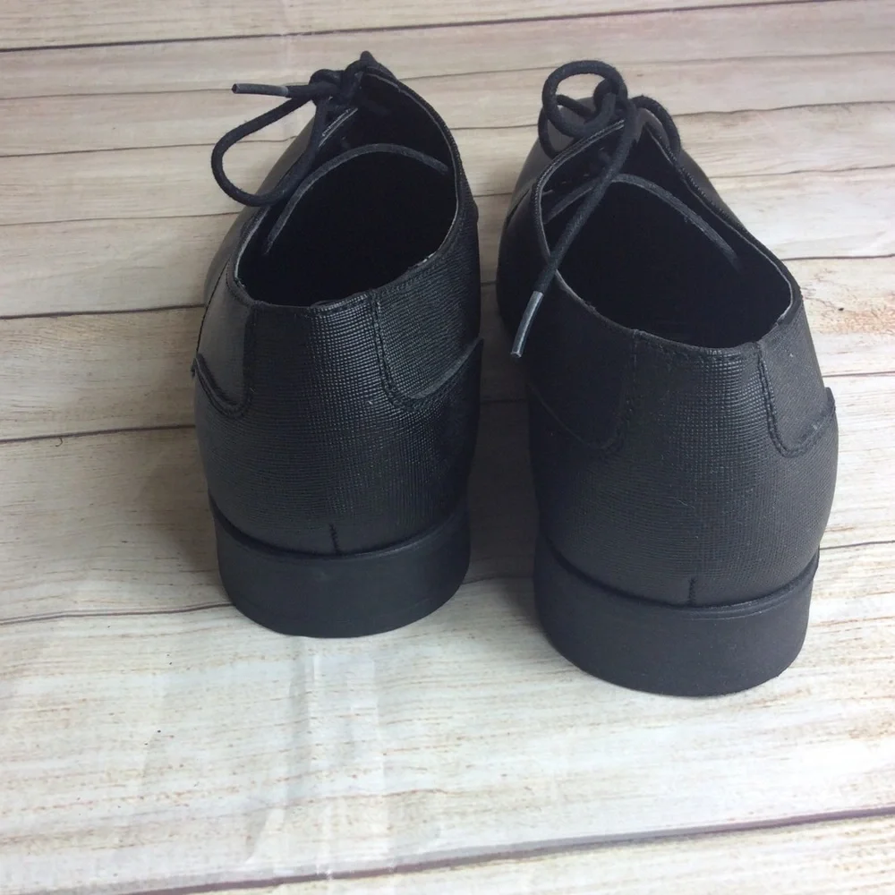 Calvin Klein Brodie Oxford black leather. Size 11